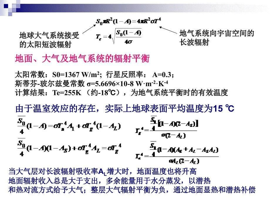 大气的环境化学第七章-气候变化的大气化学原理-课件_第5页