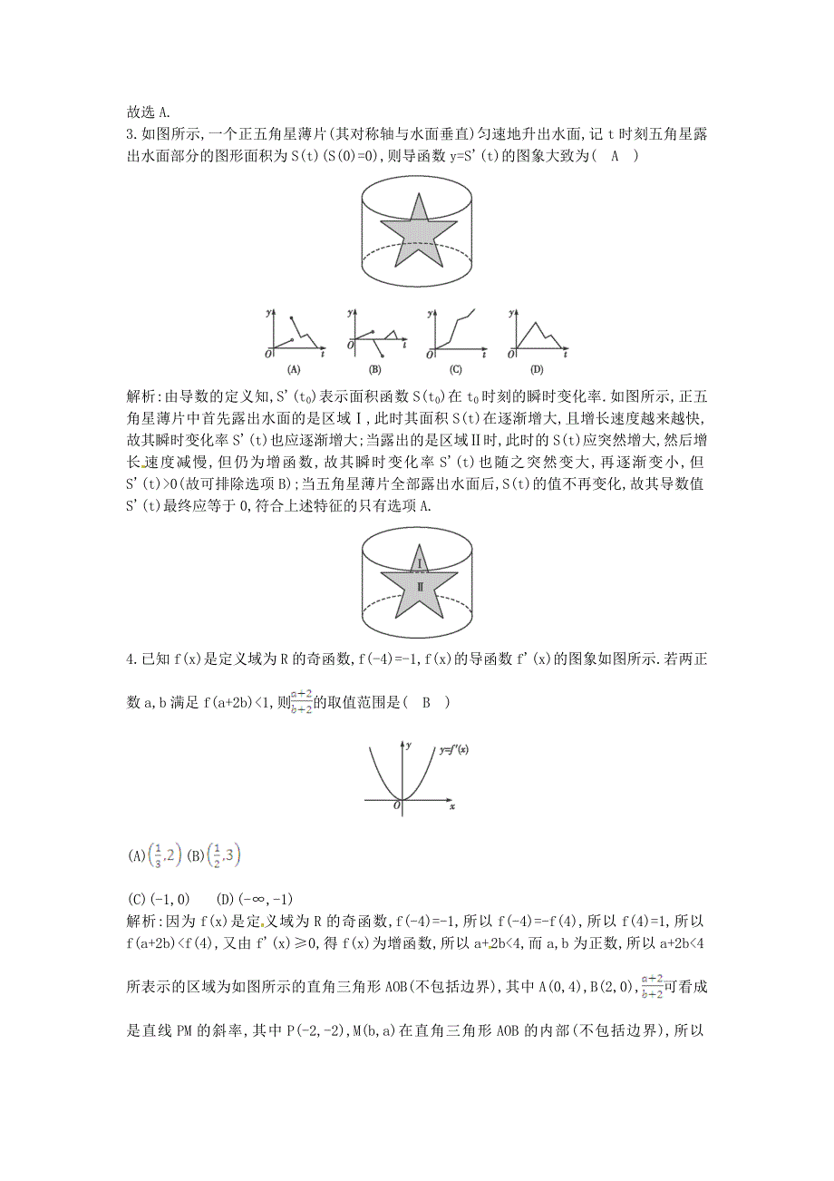 高考数学一轮复习检测：导数的综合应用专题卷含答案_第2页