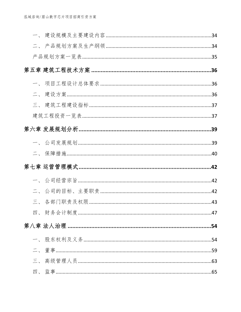 眉山数字芯片项目招商引资方案（范文模板）_第2页