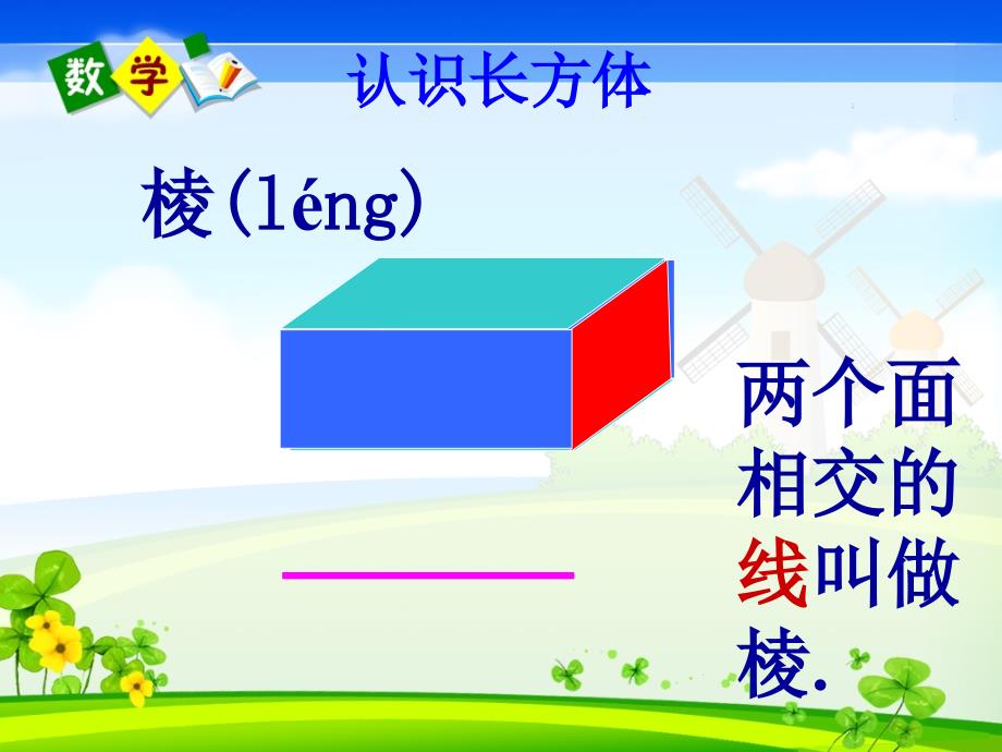 人教版五年级数学下册长方体的认识_第4页