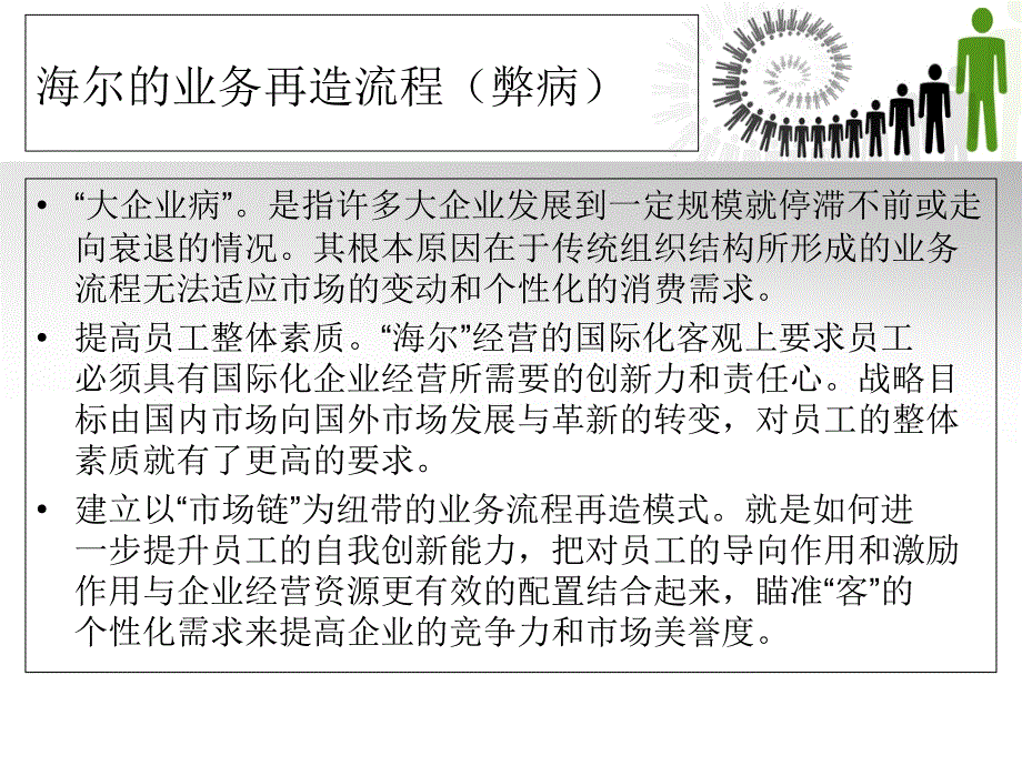 海尔的业务流程再造PPT课件_第3页