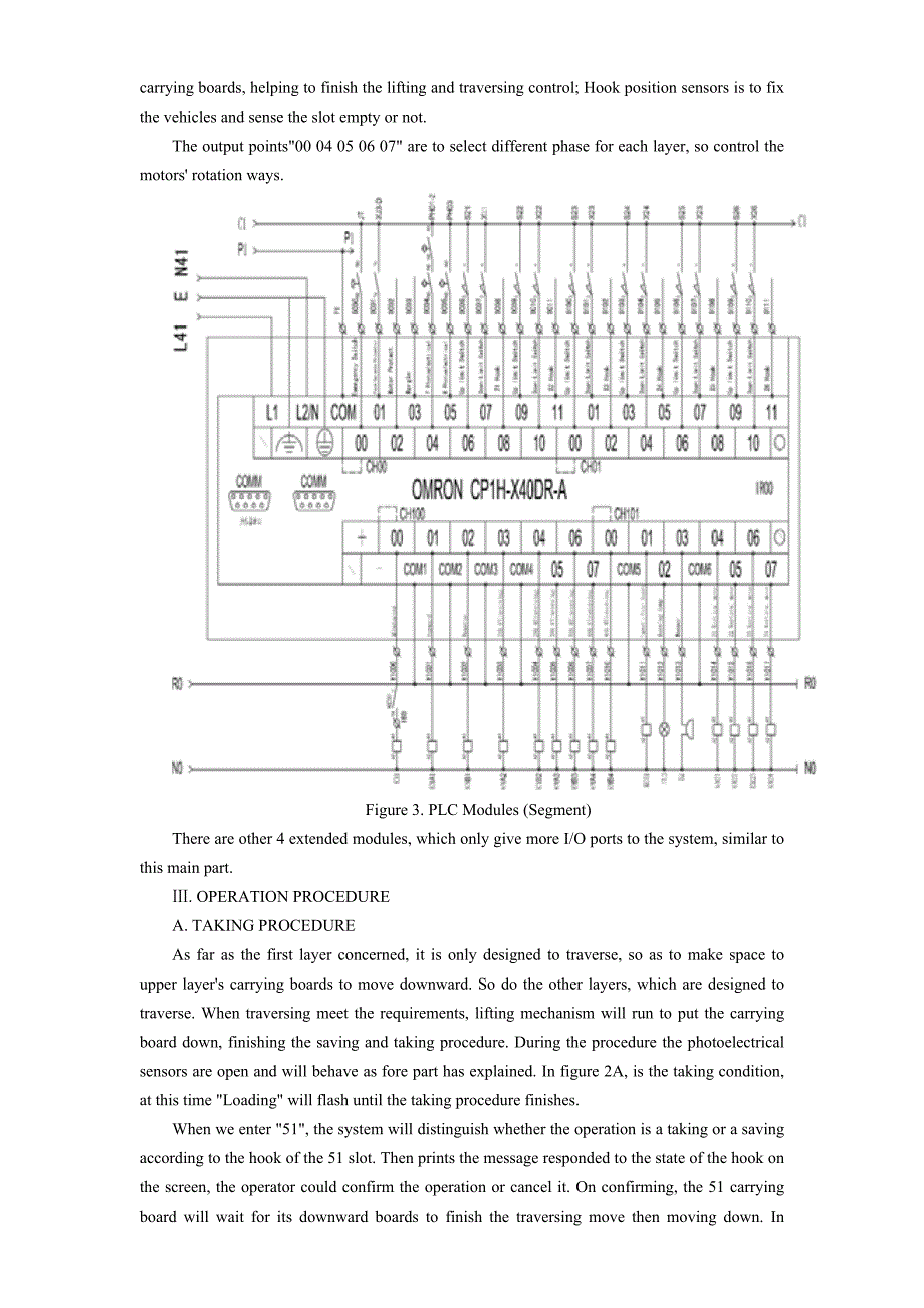 外文翻译--基于欧姆龙可编程序控制器的6层立体车库设计.doc_第4页