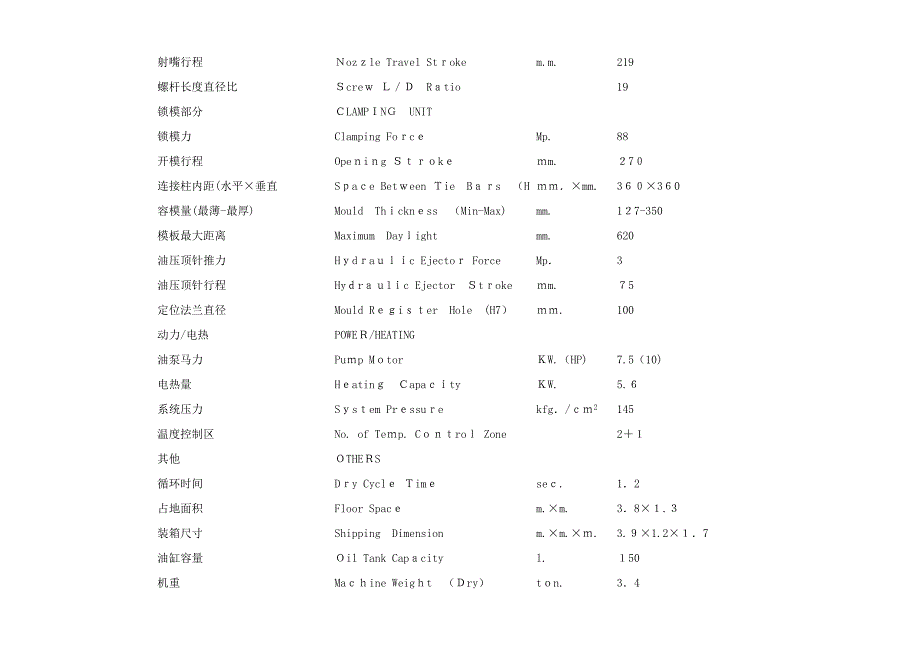 震雄注塑机规格_第3页