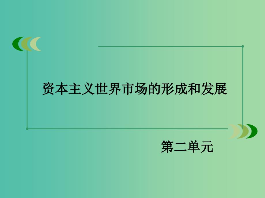 高中历史 第二单元 资本主义世界市场的形成和发展单元总结2课件 新人教版必修2.ppt_第2页