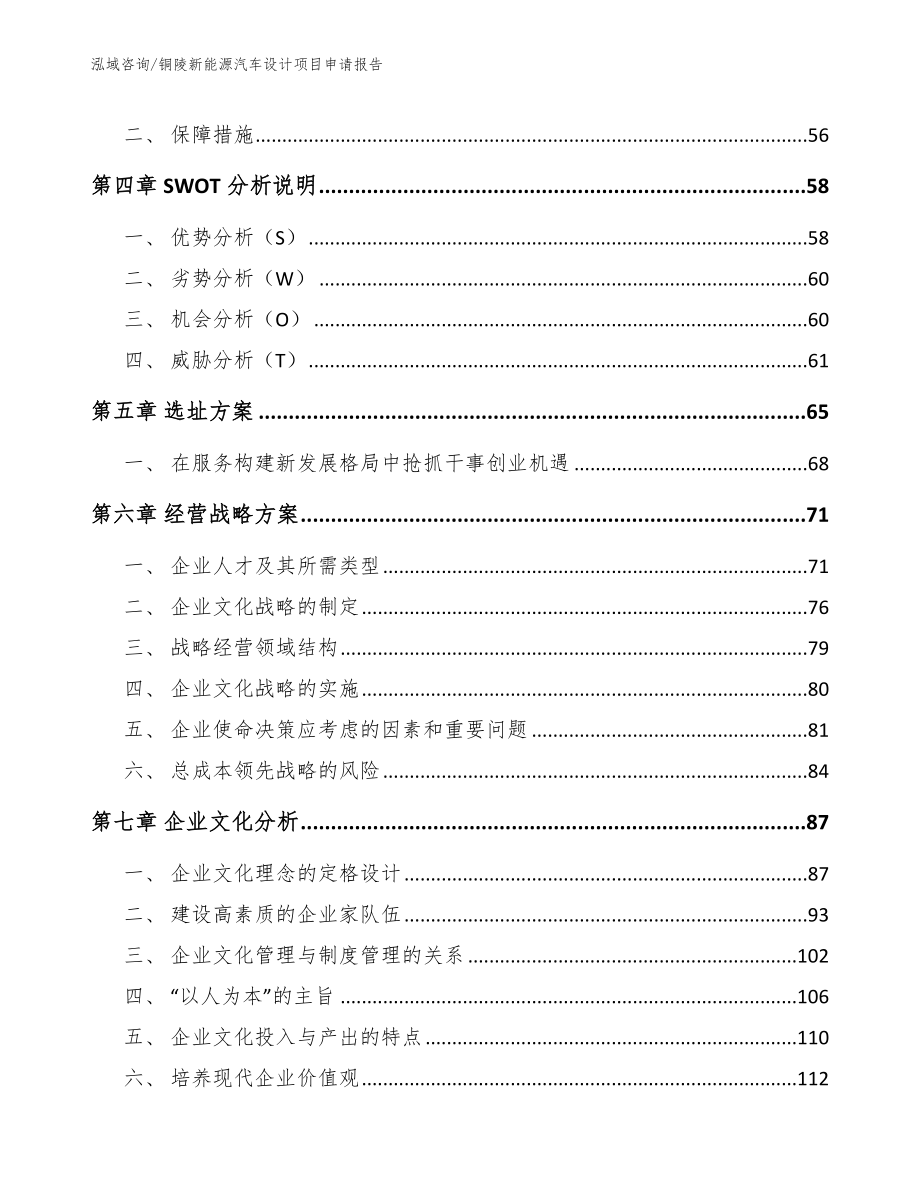 铜陵新能源汽车设计项目申请报告_参考范文_第2页