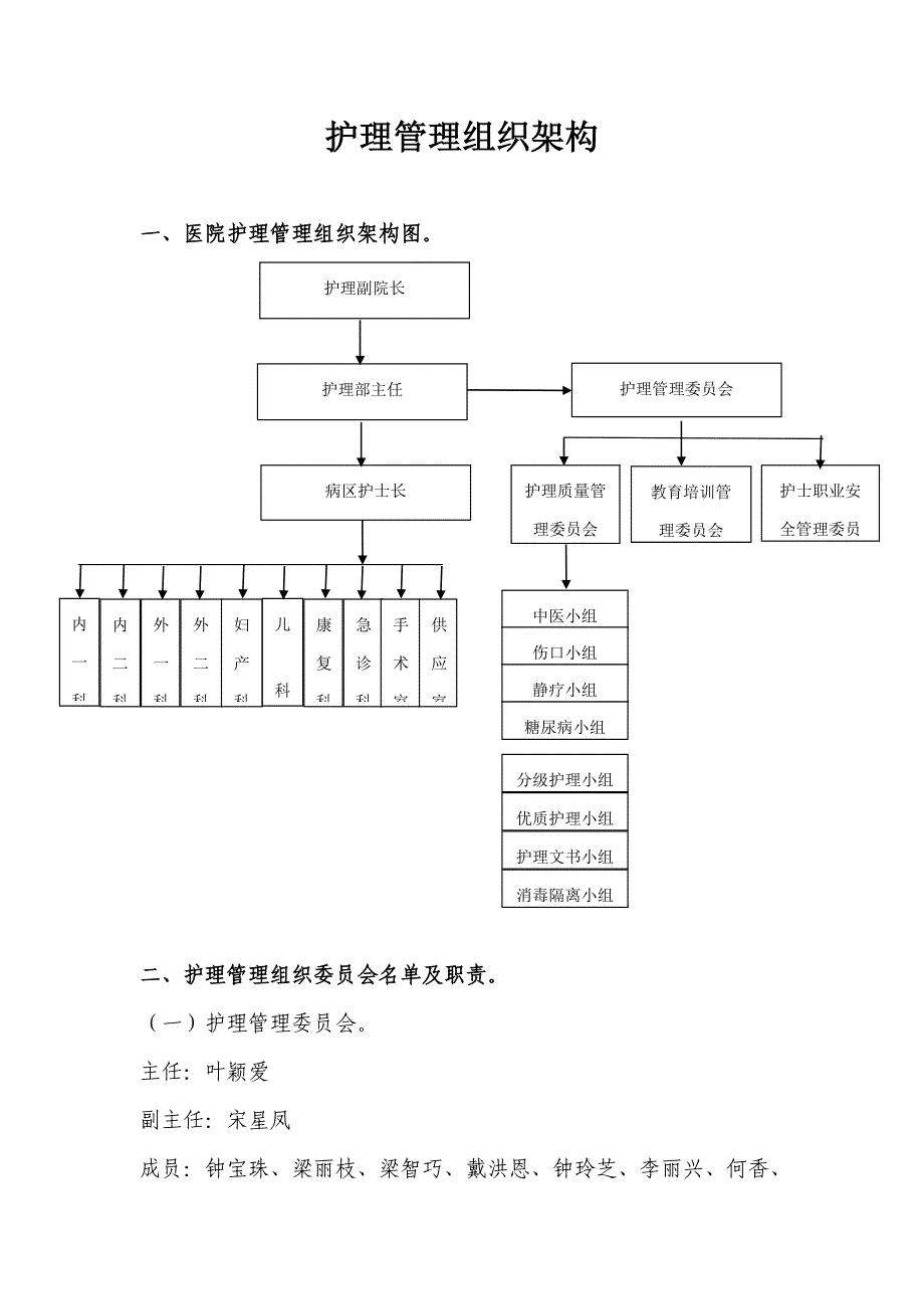 附1.护理管理组织架构_第1页