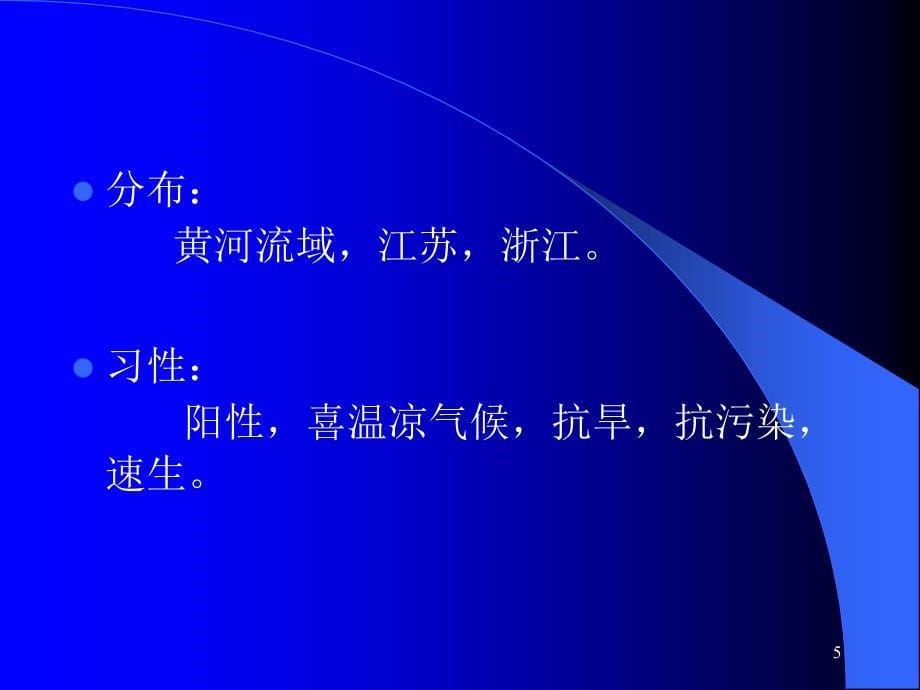 阔叶类杨柳胡桃ppt课件教学教程_第5页