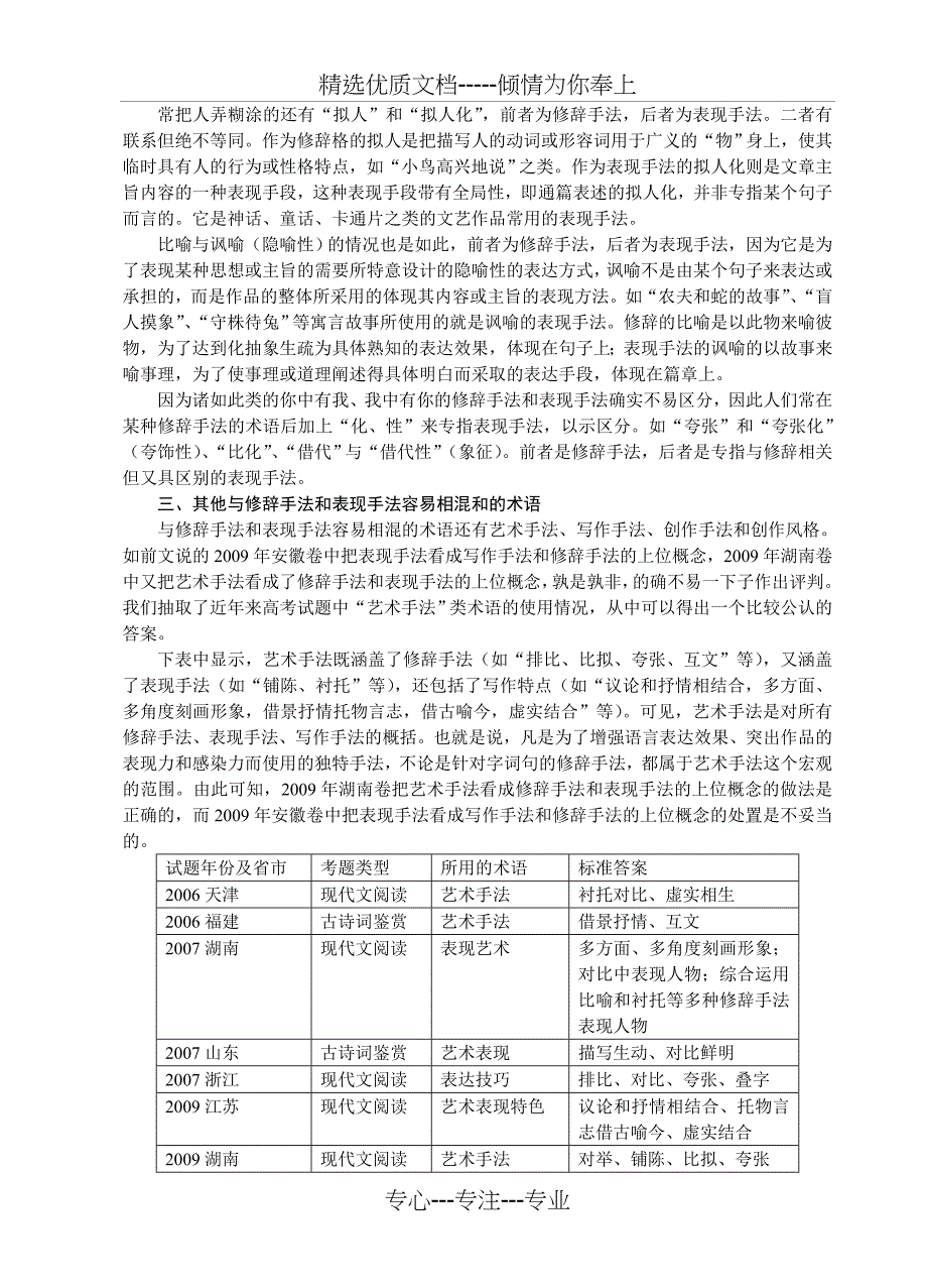 修辞手法表现手法及其他_第3页