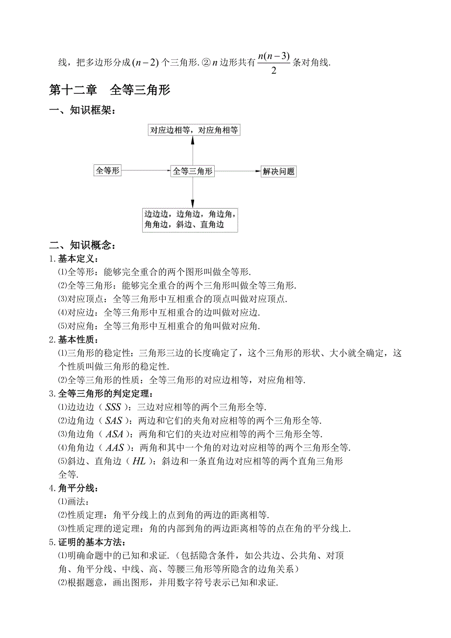 人教版八年级上册数学各单元知识点归纳总结_第2页