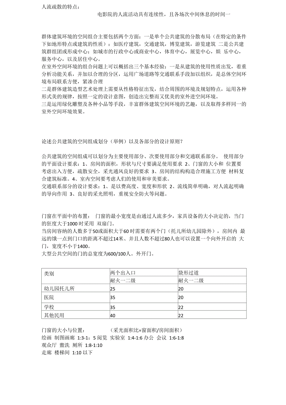 公共建建筑设计原理复习大纲_第3页