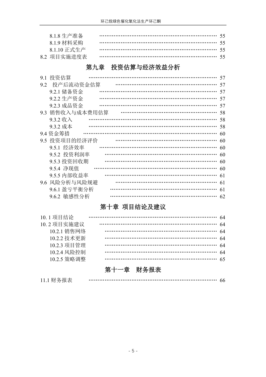 环己烷绿色催化氧化法生产环己酮申请立项可研报告.doc_第5页