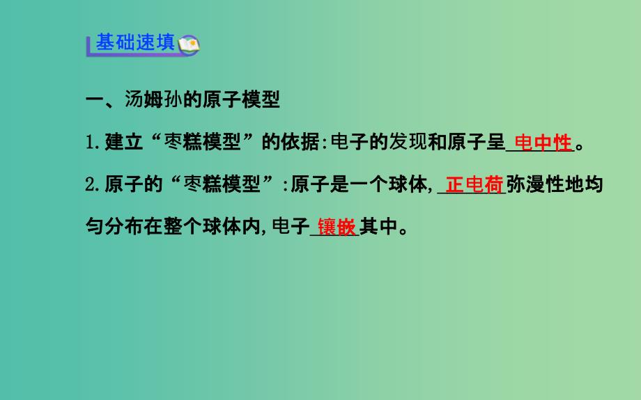 高中物理 18.2原子的核式结构模型（探究导学课型）课件 新人教版选修3-5.ppt_第3页