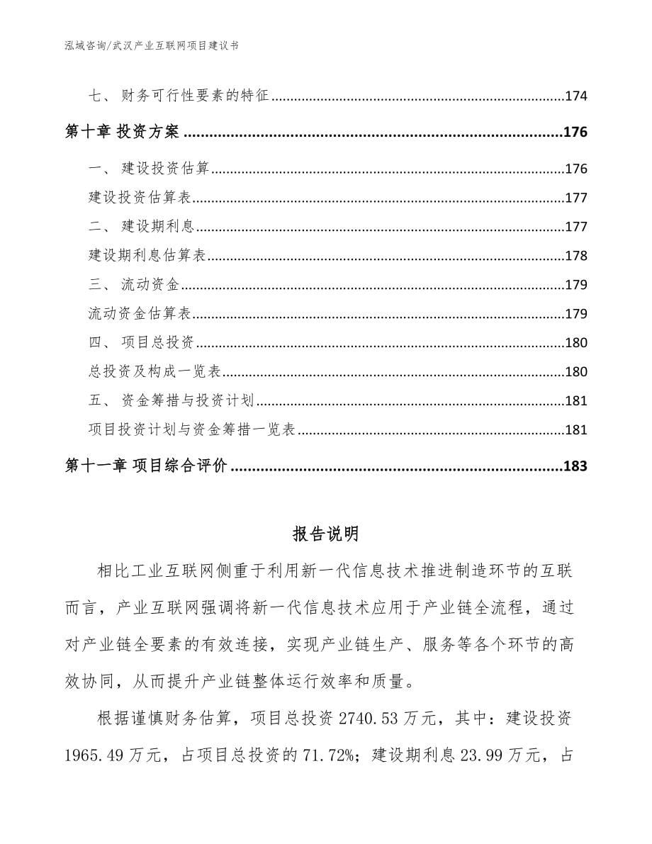 武汉产业互联网项目建议书模板范文_第5页