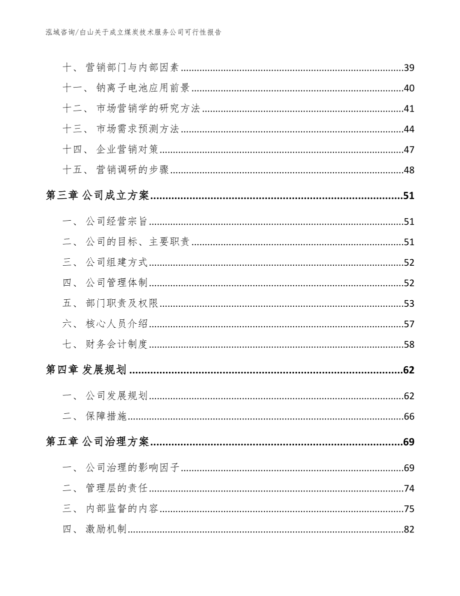 白山关于成立煤炭技术服务公司可行性报告（参考模板）_第2页