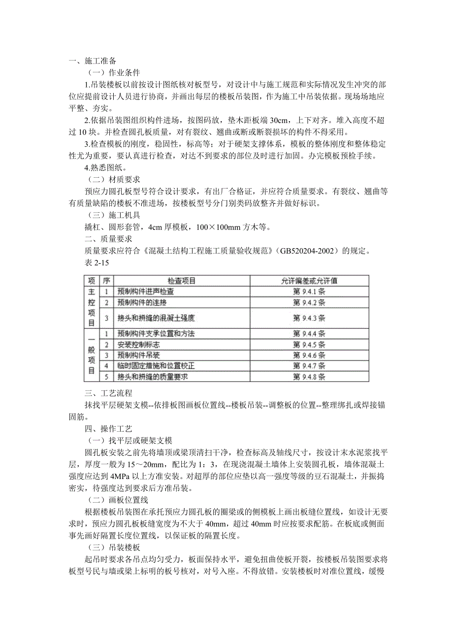 预制楼板安装工程_第1页