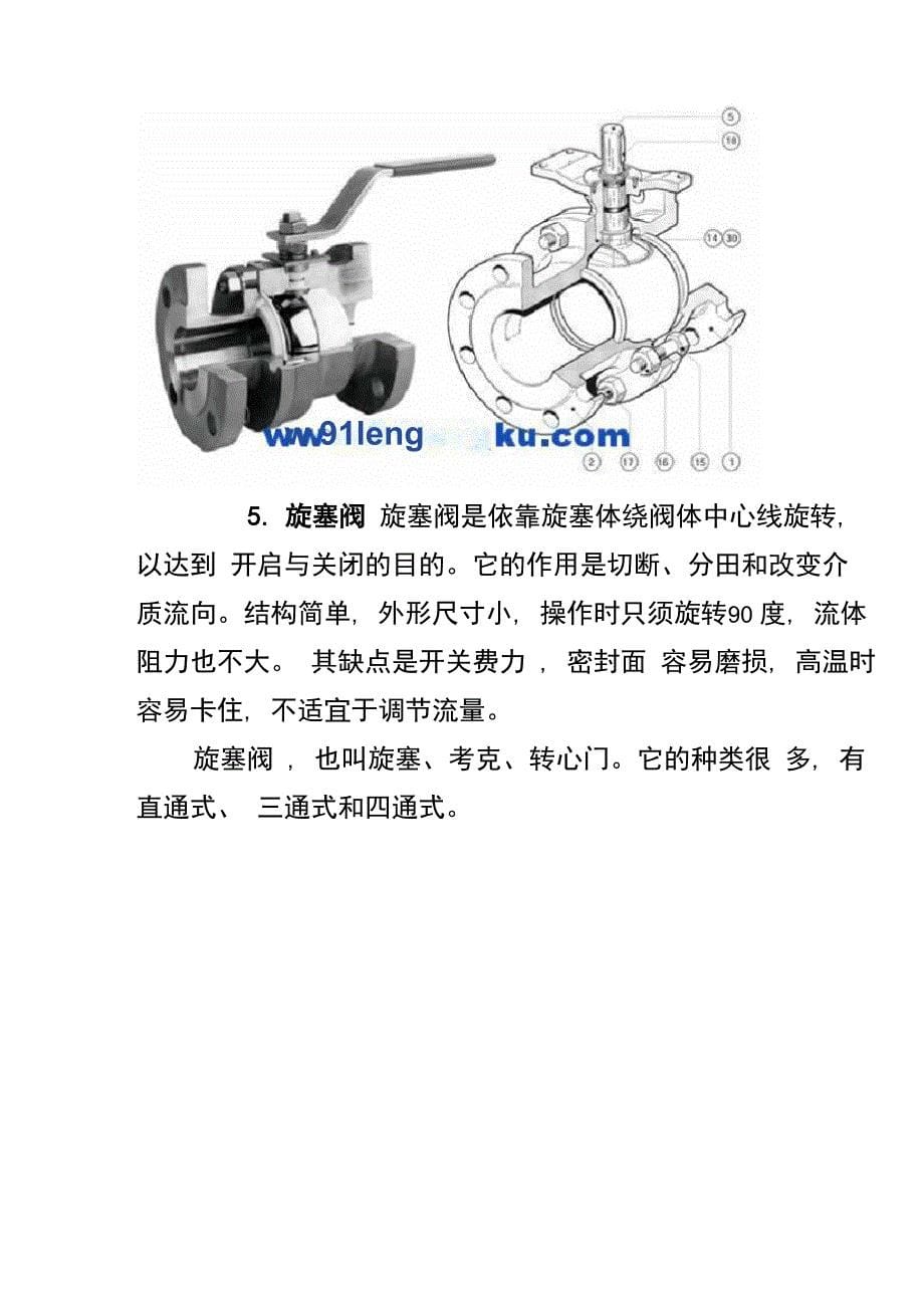 各种阀门以及工作原理_第5页