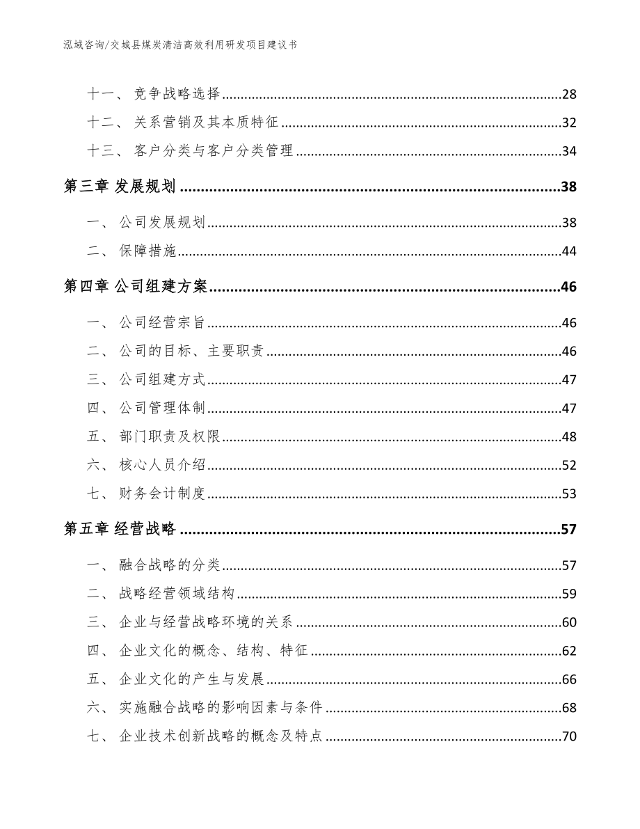 交城县煤炭清洁高效利用研发项目建议书（模板）_第3页