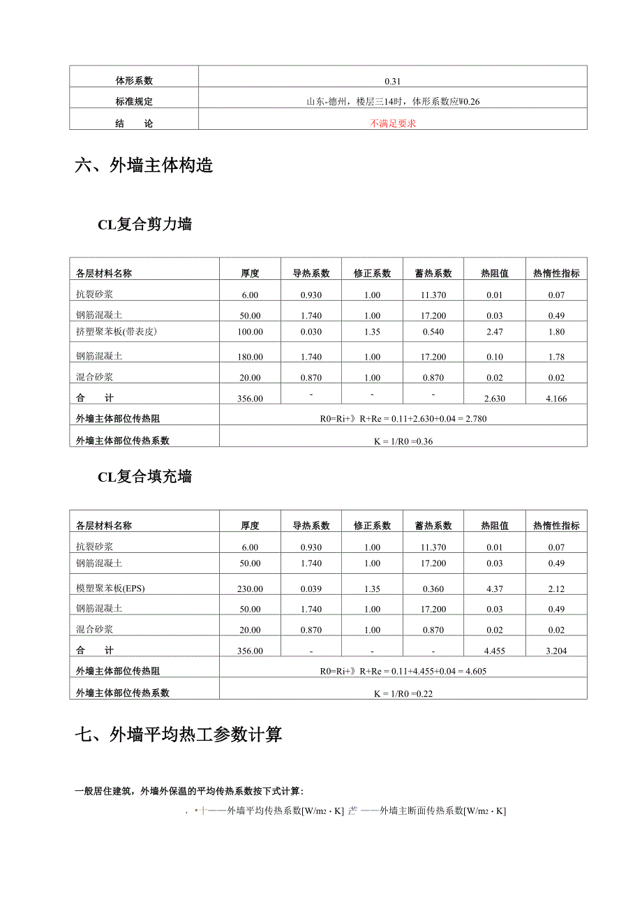 居住建筑节能计算报告书_第4页