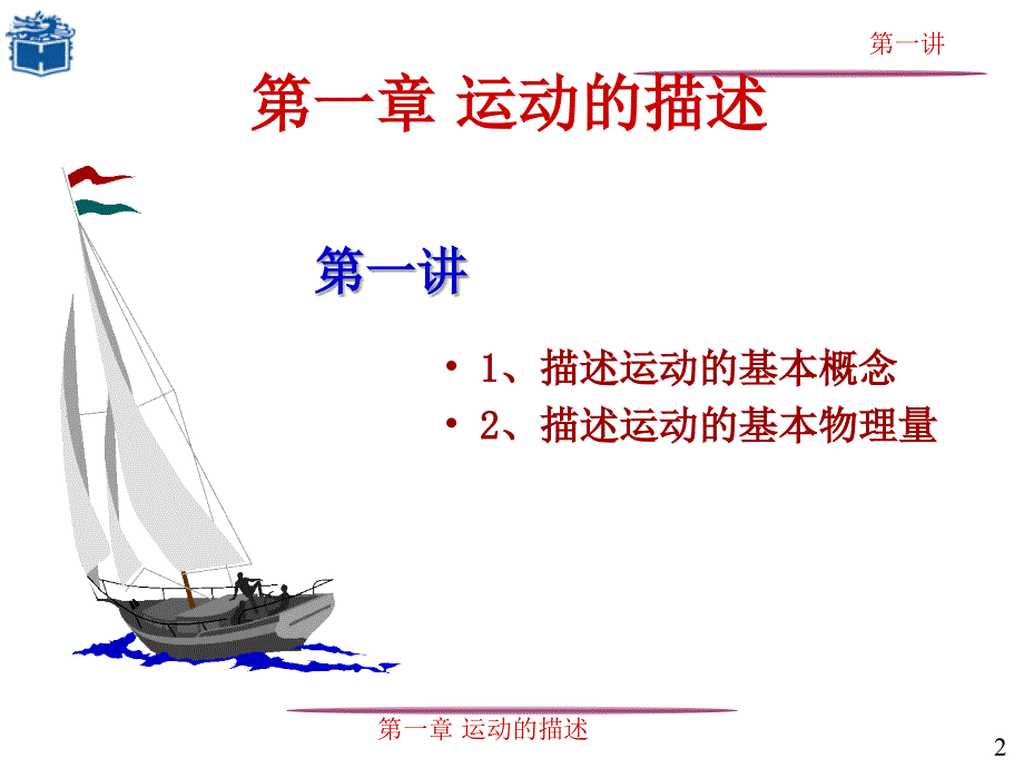 大学物理第1章第1讲课件_第2页