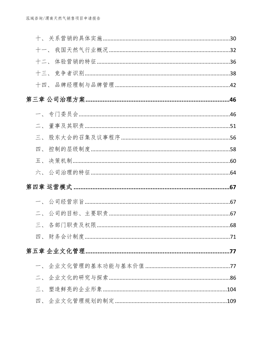 渭南天然气销售项目申请报告_第4页