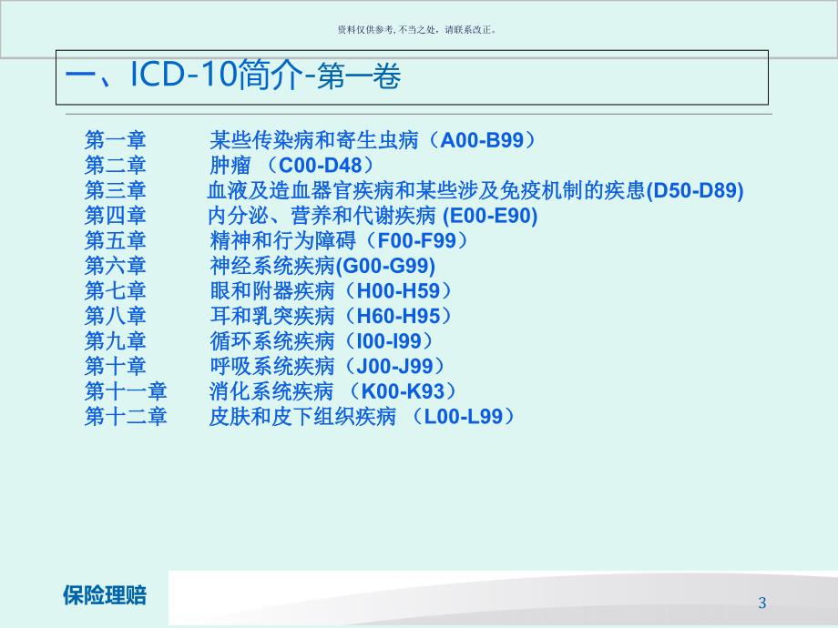 肿瘤ICD保险理赔课件_第3页