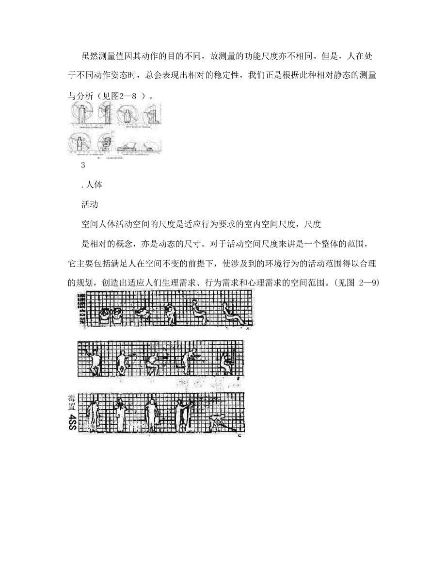 人体尺度与室内空间_第5页