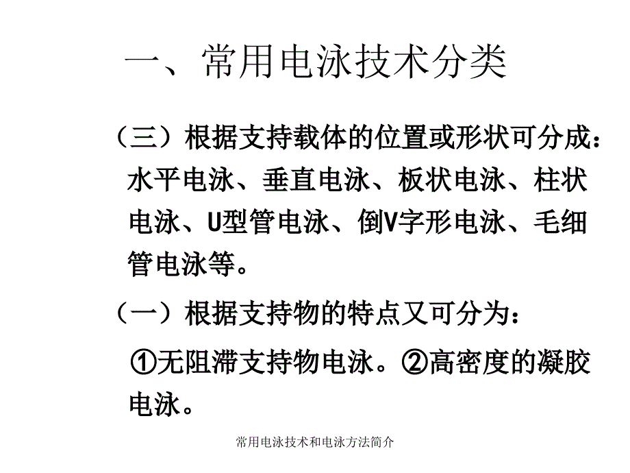 常用电泳技术和电泳方法简介课件_第3页