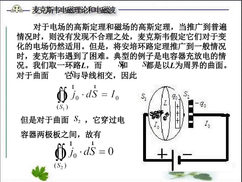 麦克斯韦电磁理论与电磁波PPT课件_第5页