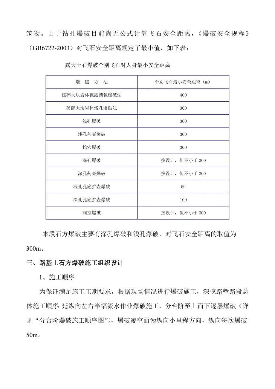 (整理)石方爆破专项工程施工组织设计方案_第5页