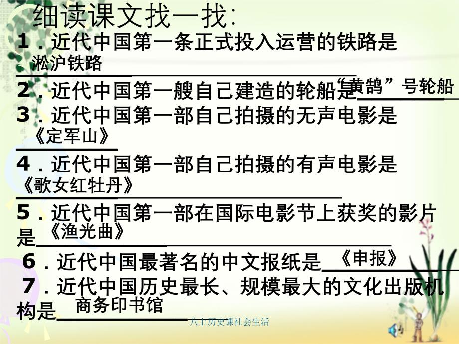 八上历史课社会生活_第4页