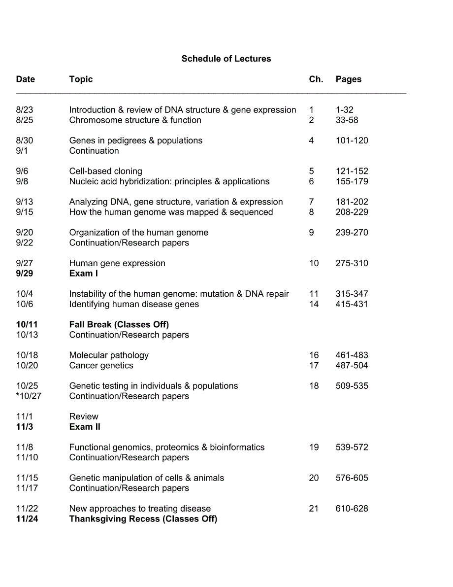 HUMAN MOLECULAR GENETICS (BIOL 506)User Homepages：人类分子遗传学（生物学506）用户的主页_第3页