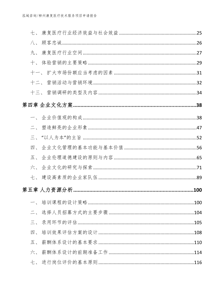 柳州康复医疗技术服务项目申请报告_第3页