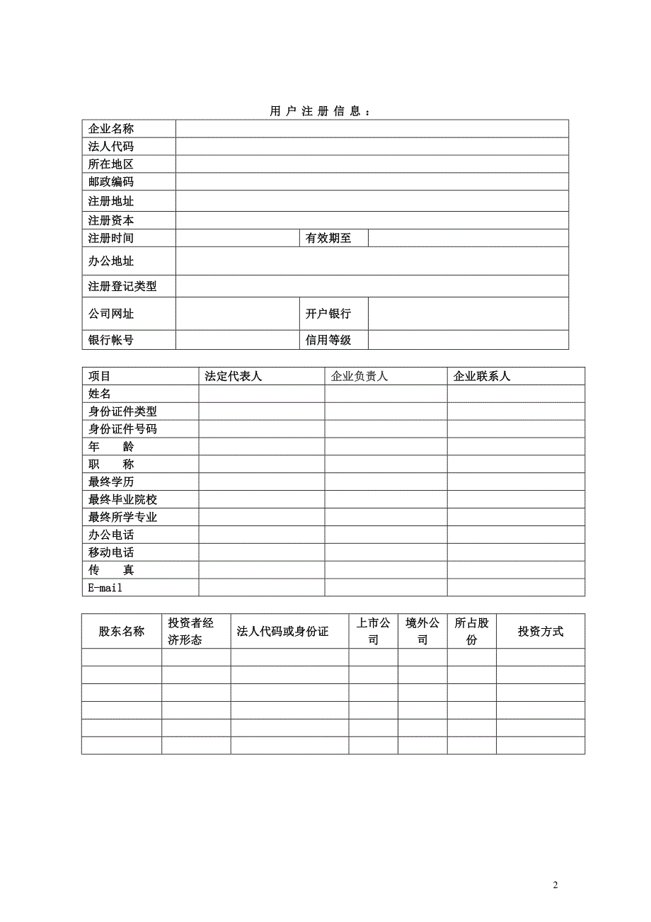 XXXX年创新XXXX31成长、贴息、重点项目空白模板_第2页