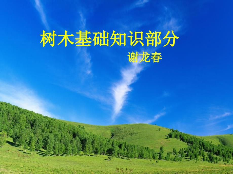 树木知识[知识荟萃]_第1页