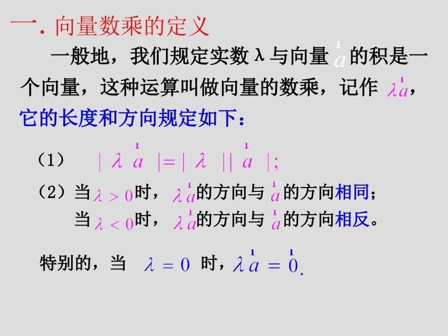 向量数乘运算及其几何意义公开课【沐风教学】_第5页