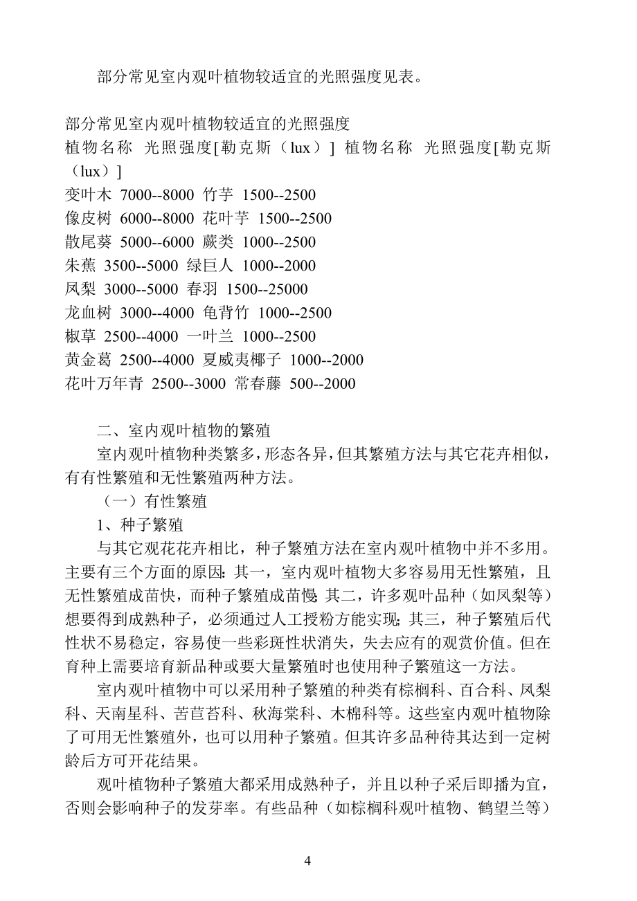 室内观叶植物栽培技术_第4页