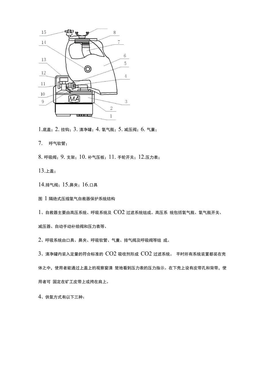 ZYX45压缩氧自救器_第5页