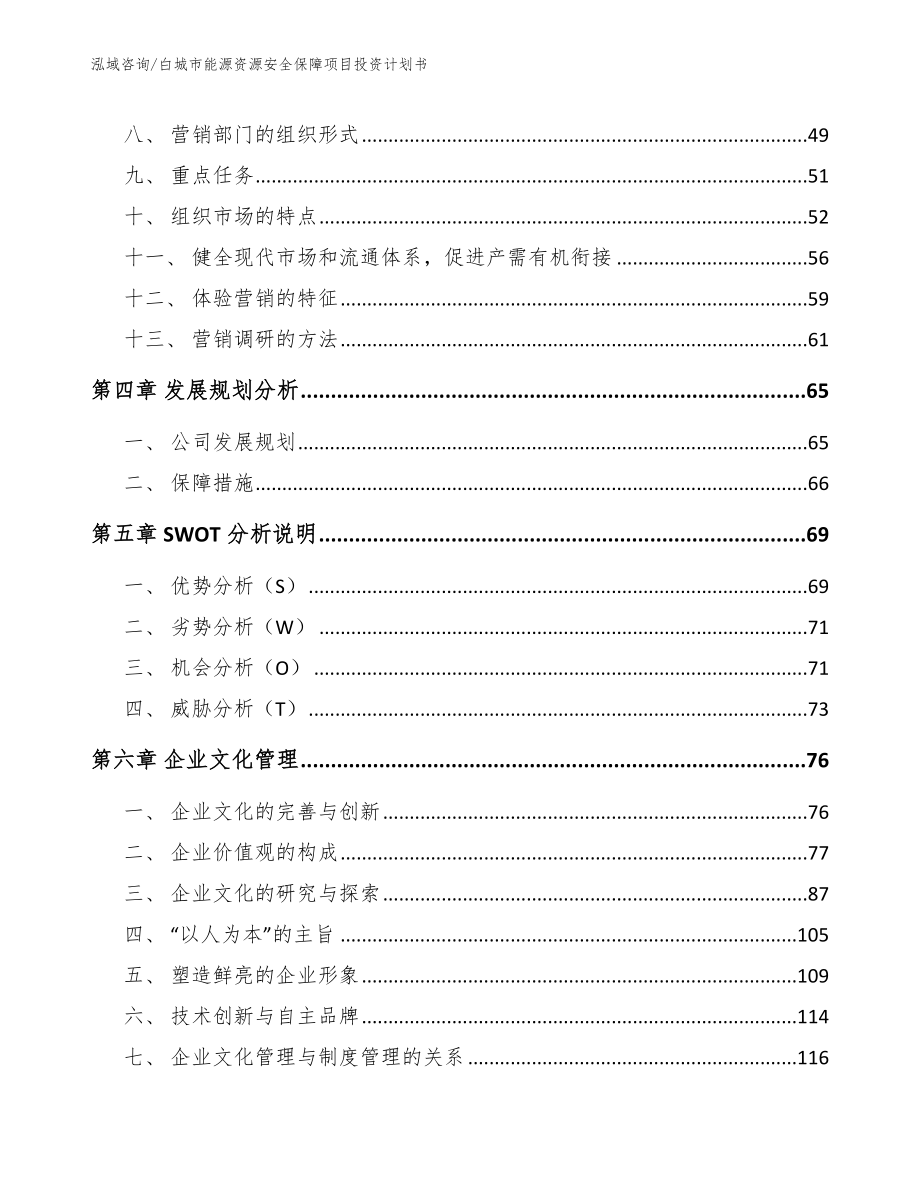 白城市能源资源安全保障项目投资计划书_第2页