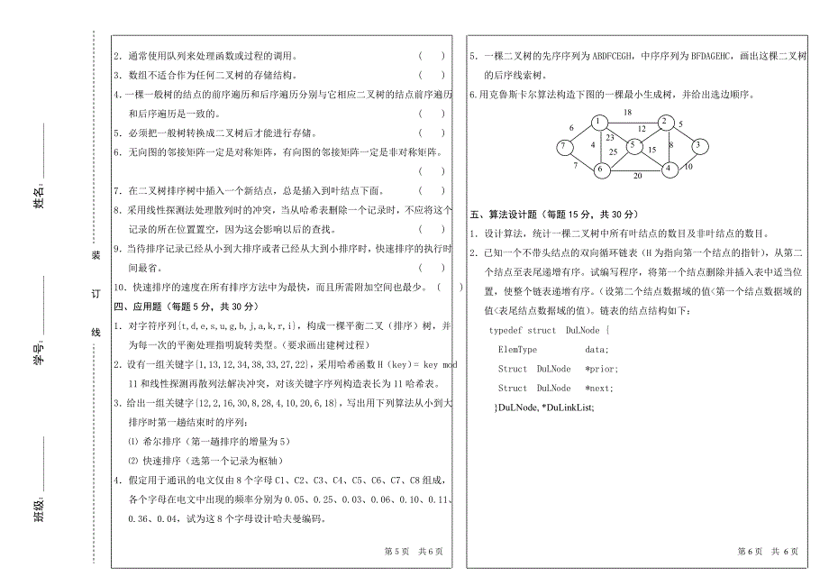 哈尔滨工程大学-考研数据结构真题-6.doc_第3页