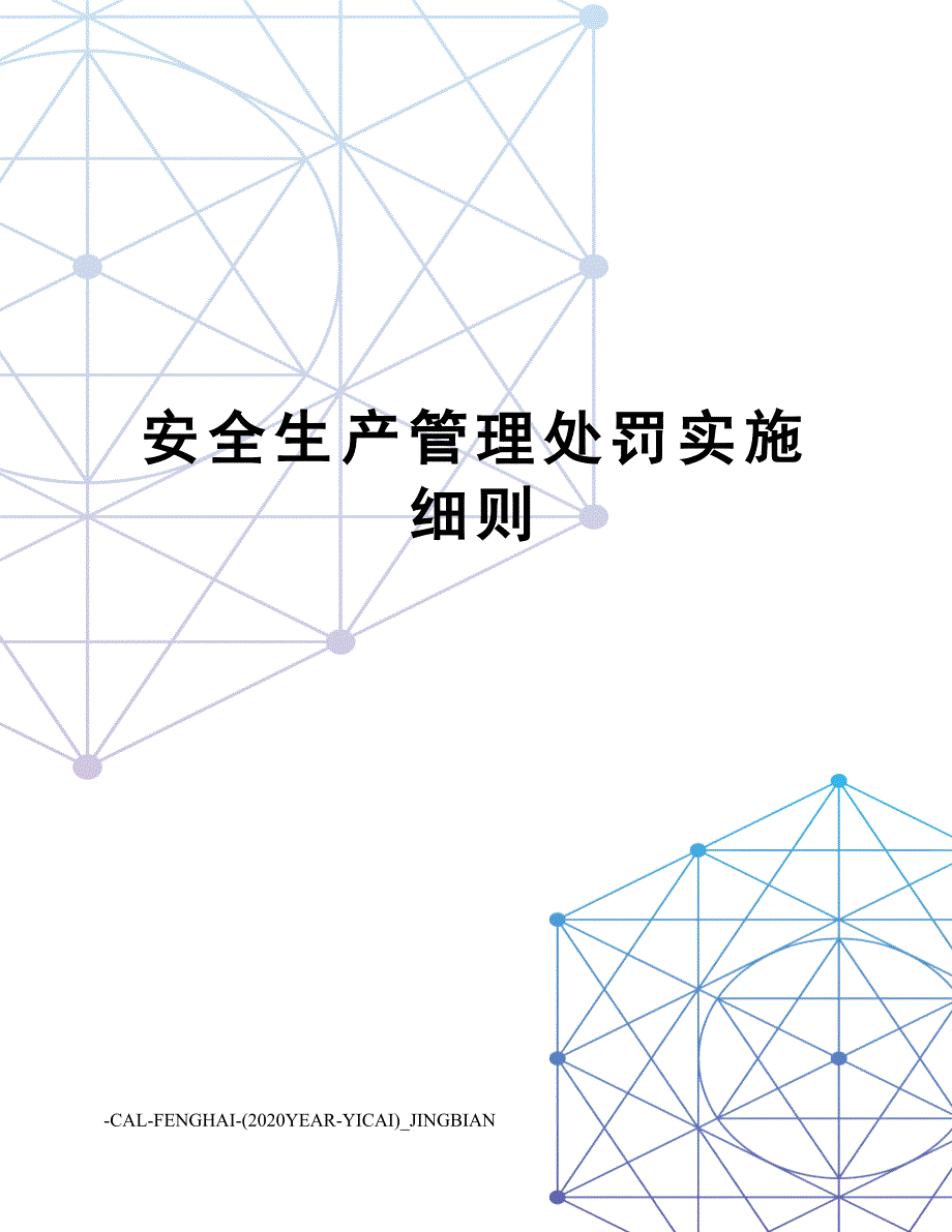 安全生产管理处罚实施细则(DOC 12页)_第1页