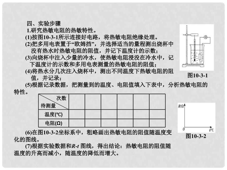 高三物理复习 实验11：传感器的简单使用课件 新人教版_第2页