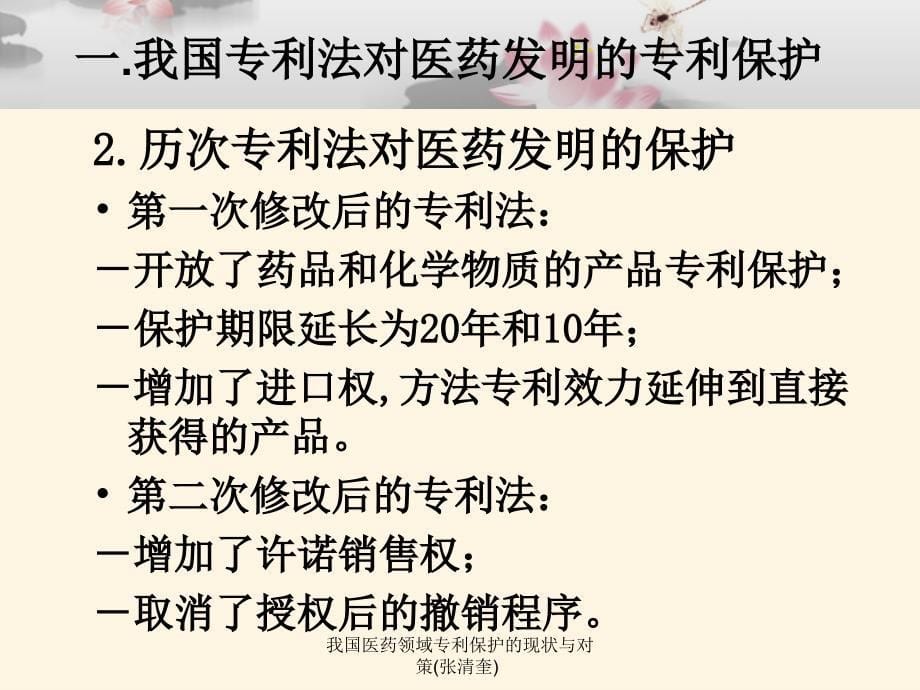 我国医药领域专利保护的现状与对策_第5页