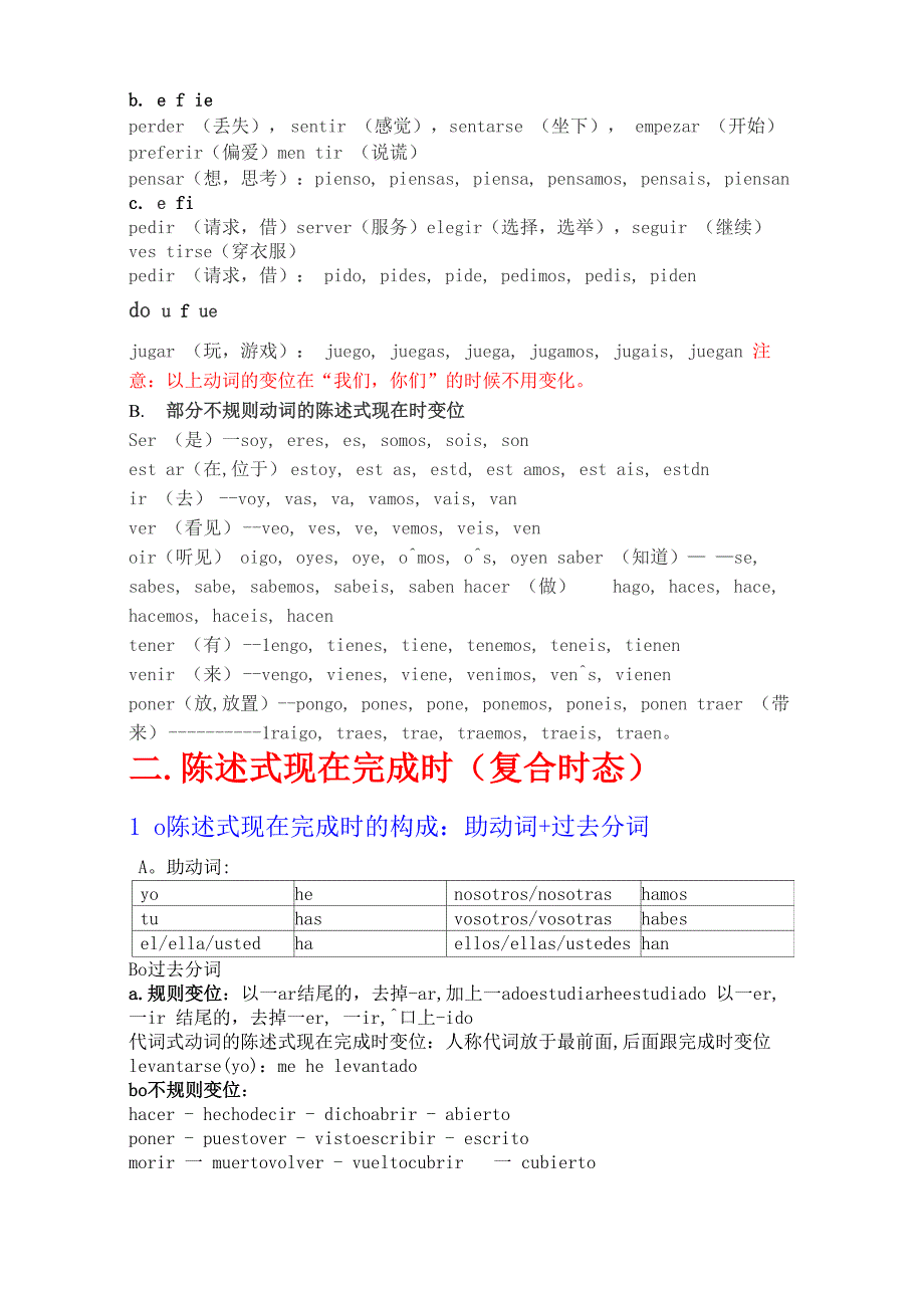 西班牙语时态总结(A1_第3页