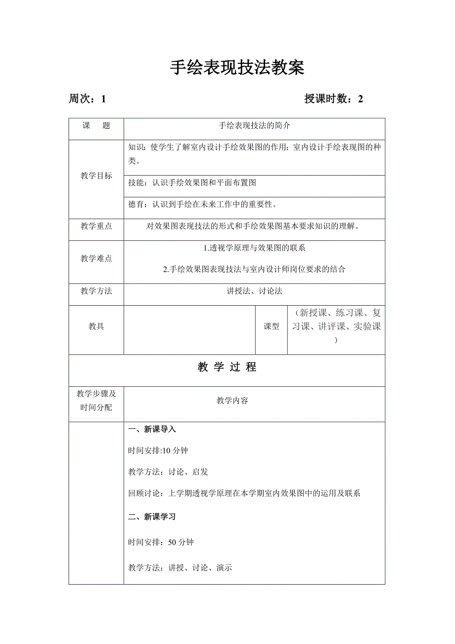 手绘表现技法教案_第1页