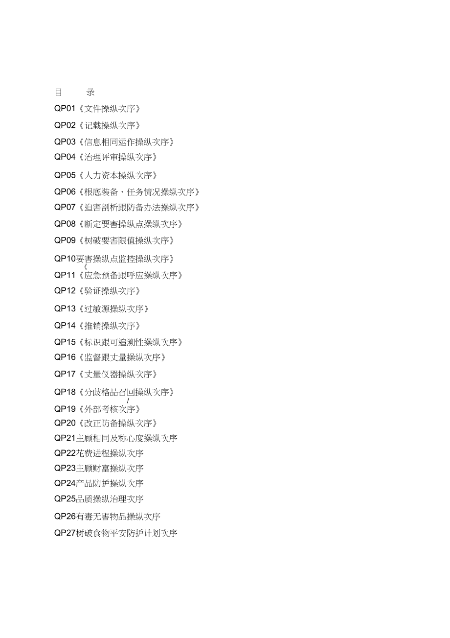 ISO体系程序文件总汇_第1页