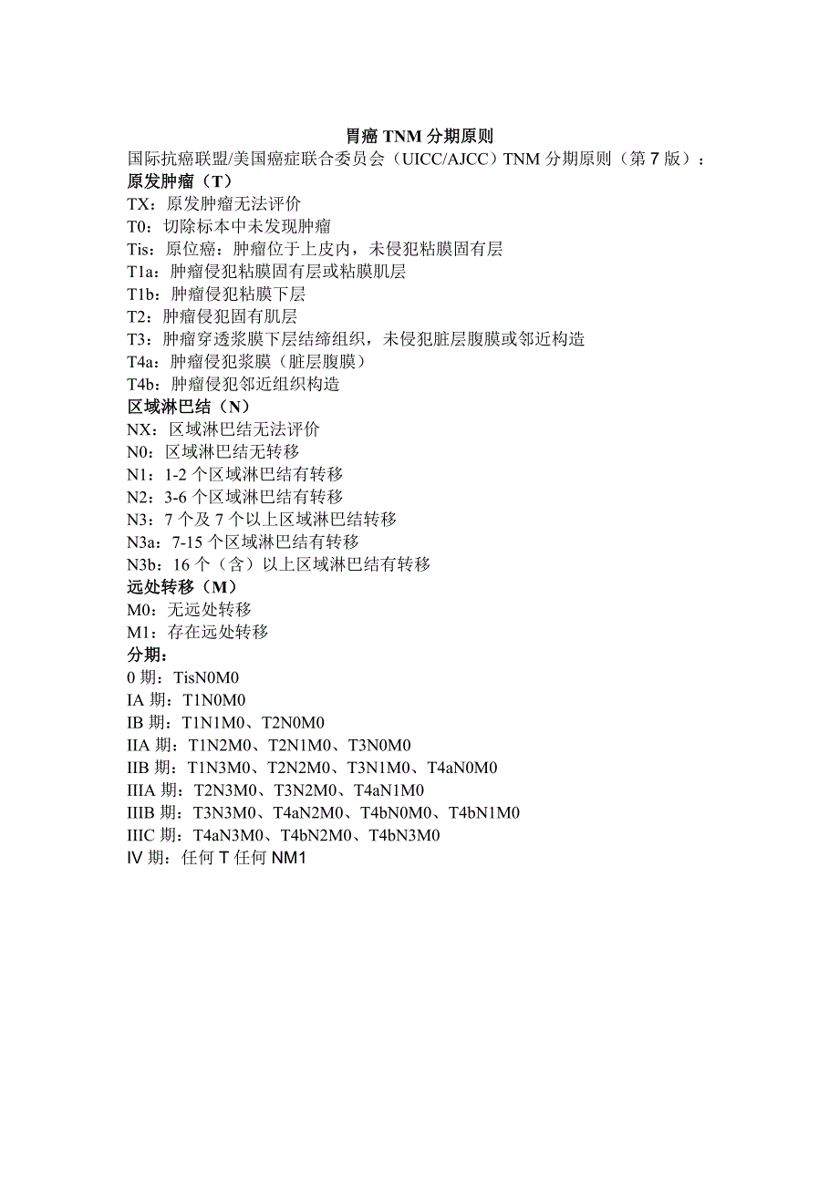 临床肿瘤TNM分期标准大全第八版_第1页