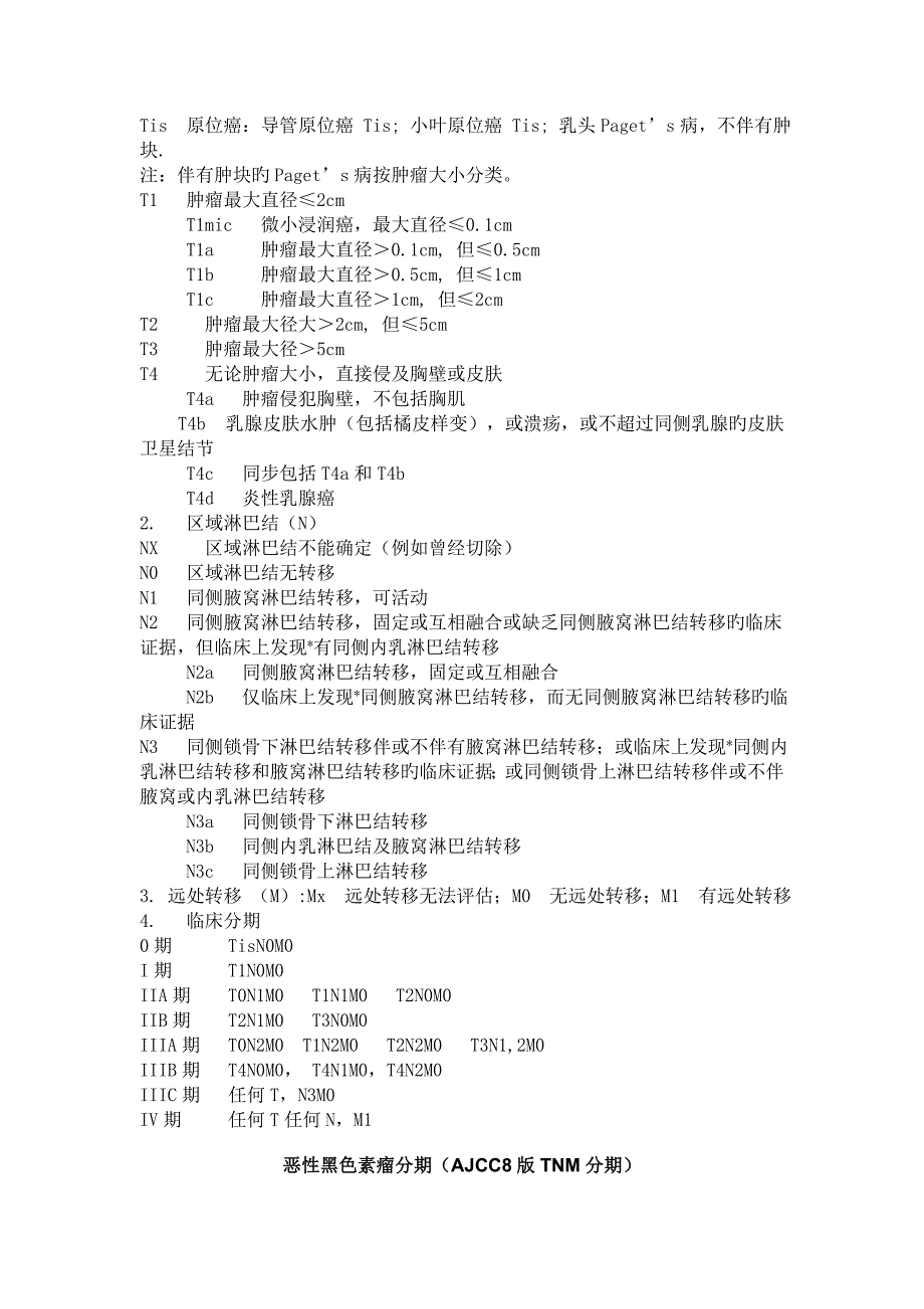 临床肿瘤TNM分期标准大全第八版_第4页