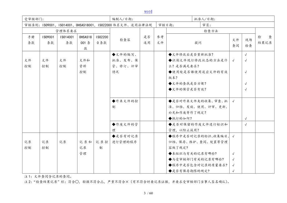 4体系内审检查表_第3页