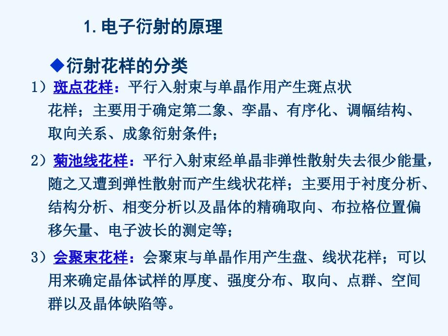 电子衍射及衍射花样标定课件_第4页