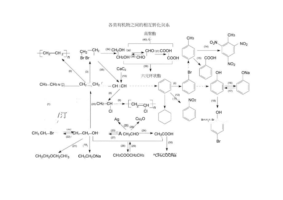 (完整版)高中化学各类有机物之间的相互转化关系_第1页
